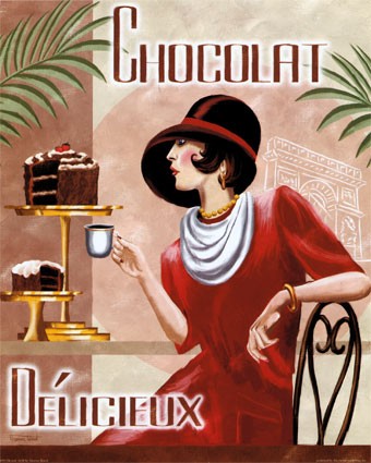 Publicité de dessert